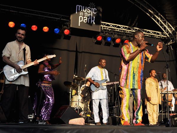 Montreux Jazz Festival 2010: Baye Magatte Band (afro new music from Senegal), July 11, Music in the Park (Parc Vernex).