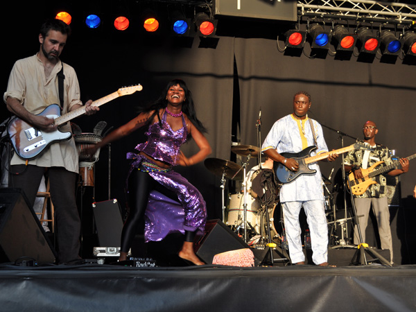 Montreux Jazz Festival 2010: Baye Magatte Band (afro new music from Senegal), July 11, Music in the Park (Parc Vernex).