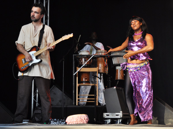 Montreux Jazz Festival 2010: Baye Magatte Band (afro new music from Senegal), July 11, Music in the Park (Parc Vernex).