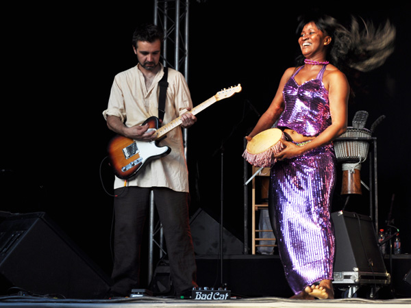 Montreux Jazz Festival 2010: Baye Magatte Band (afro new music from Senegal), July 11, Music in the Park (Parc Vernex).