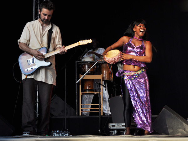 Montreux Jazz Festival 2010: Baye Magatte Band (afro new music from Senegal), July 11, Music in the Park (Parc Vernex).