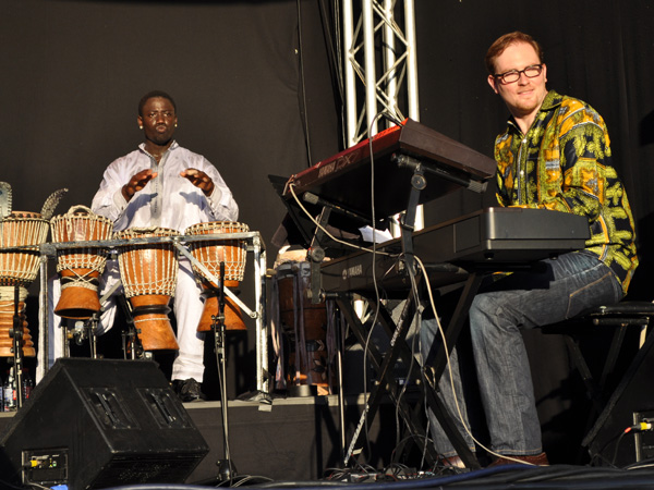 Montreux Jazz Festival 2010: Baye Magatte Band (afro new music from Senegal), July 11, Music in the Park (Parc Vernex).