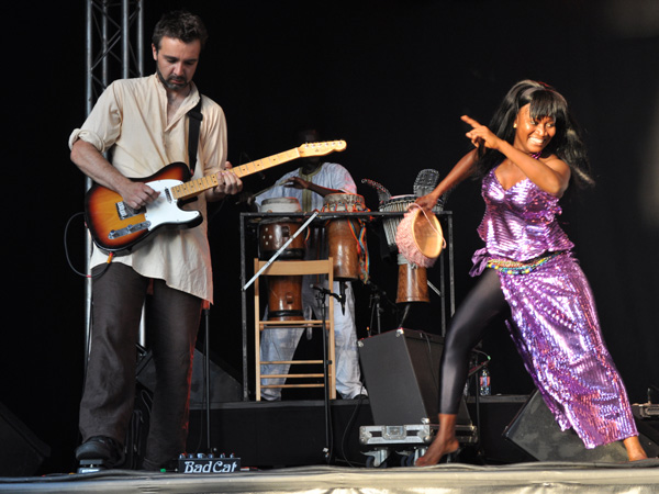 Montreux Jazz Festival 2010: Baye Magatte Band (afro new music from Senegal), July 11, Music in the Park (Parc Vernex).