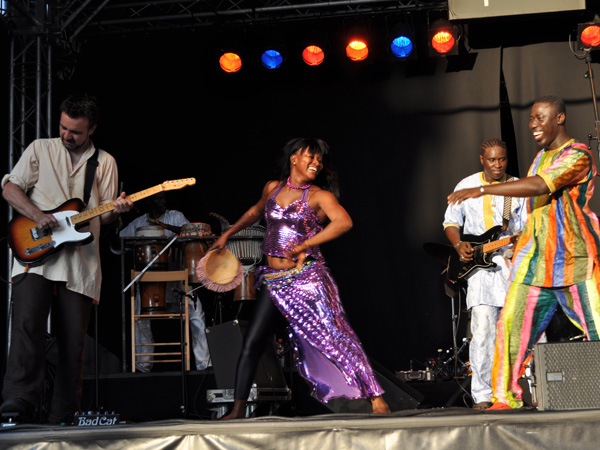 Montreux Jazz Festival 2010: Baye Magatte Band (afro new music from Senegal), July 11, Music in the Park (Parc Vernex).