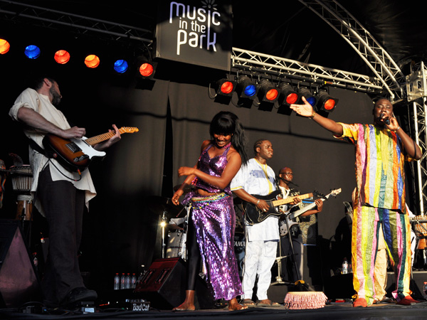 Montreux Jazz Festival 2010: Baye Magatte Band (afro new music from Senegal), July 11, Music in the Park (Parc Vernex).