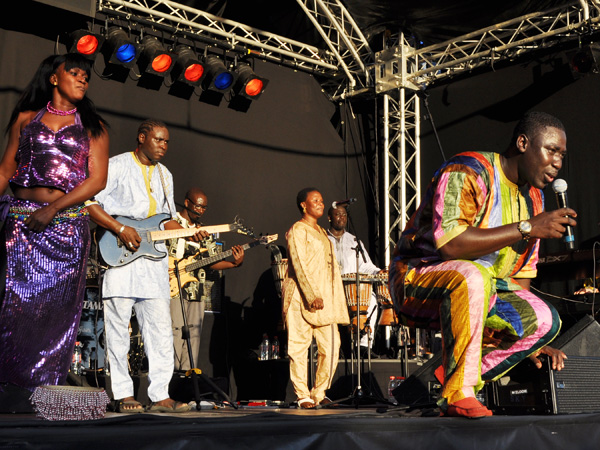 Montreux Jazz Festival 2010: Baye Magatte Band (afro new music from Senegal), July 11, Music in the Park (Parc Vernex).