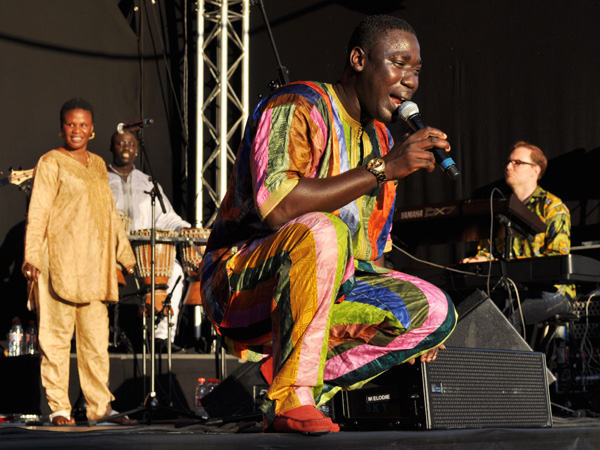 Montreux Jazz Festival 2010: Baye Magatte Band (afro new music from Senegal), July 11, Music in the Park (Parc Vernex).