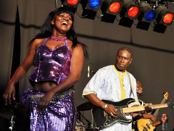 Montreux Jazz Festival 2010: Baye Magatte Band (afro new music from Senegal), July 11, Music in the Park (Parc Vernex).