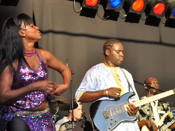 Montreux Jazz Festival 2010: Baye Magatte Band (afro new music from Senegal), July 11, Music in the Park (Parc Vernex).