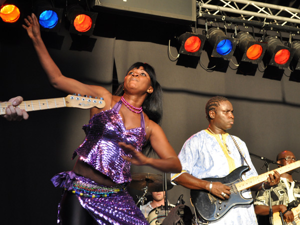 Montreux Jazz Festival 2010: Baye Magatte Band (afro new music from Senegal), July 11, Music in the Park (Parc Vernex).