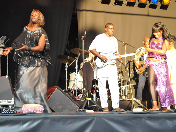 Montreux Jazz Festival 2010: Baye Magatte Band (afro new music from Senegal), July 11, Music in the Park (Parc Vernex).