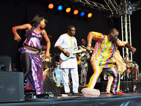 Montreux Jazz Festival 2010: Baye Magatte Band (afro new music from Senegal), July 11, Music in the Park (Parc Vernex).