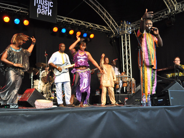 Montreux Jazz Festival 2010: Baye Magatte Band (afro new music from Senegal), July 11, Music in the Park (Parc Vernex).