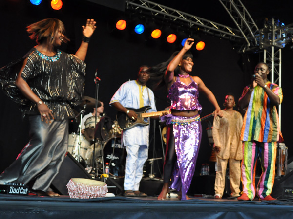 Montreux Jazz Festival 2010: Baye Magatte Band (afro new music from Senegal), July 11, Music in the Park (Parc Vernex).