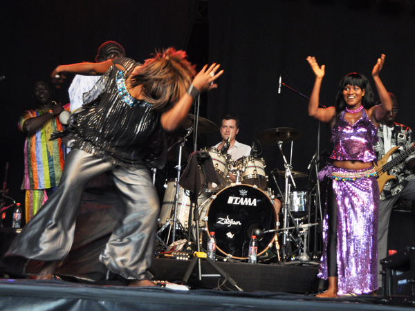 Montreux Jazz Festival 2010: Baye Magatte Band (afro new music from Senegal), July 11, Music in the Park (Parc Vernex).