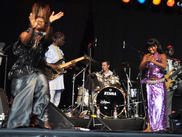 Montreux Jazz Festival 2010: Baye Magatte Band (afro new music from Senegal), July 11, Music in the Park (Parc Vernex).