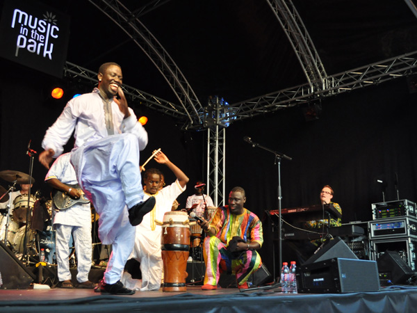 Montreux Jazz Festival 2010: Baye Magatte Band (afro new music from Senegal), July 11, Music in the Park (Parc Vernex).