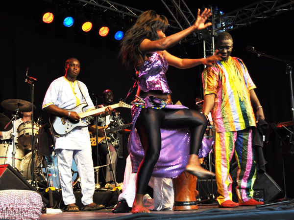 Montreux Jazz Festival 2010: Baye Magatte Band (afro new music from Senegal), July 11, Music in the Park (Parc Vernex).