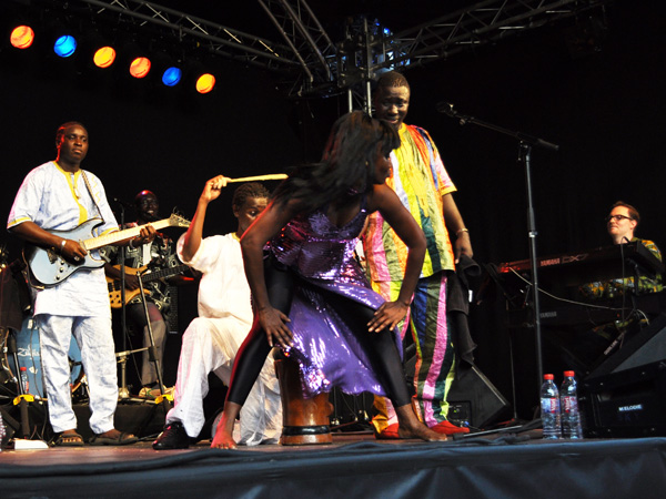 Montreux Jazz Festival 2010: Baye Magatte Band (afro new music from Senegal), July 11, Music in the Park (Parc Vernex).