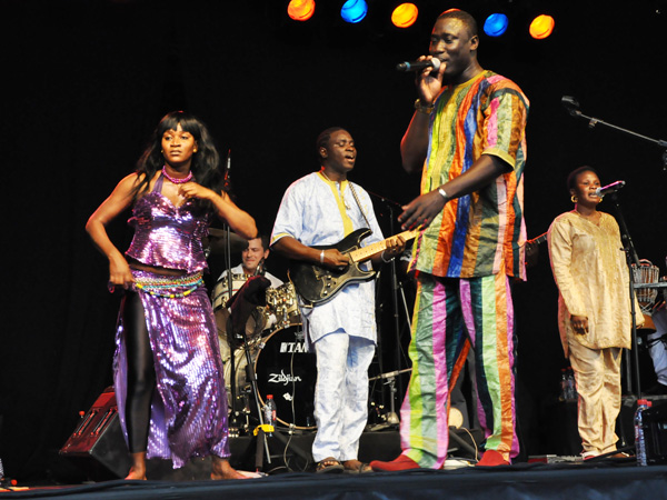 Montreux Jazz Festival 2010: Baye Magatte Band (afro new music from Senegal), July 11, Music in the Park (Parc Vernex).