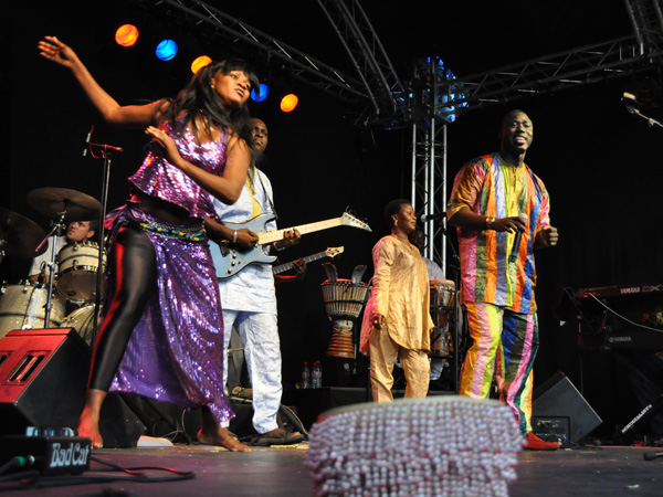 Montreux Jazz Festival 2010: Baye Magatte Band (afro new music from Senegal), July 11, Music in the Park (Parc Vernex).