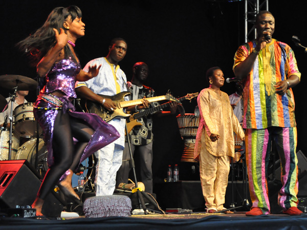 Montreux Jazz Festival 2010: Baye Magatte Band (afro new music from Senegal), July 11, Music in the Park (Parc Vernex).