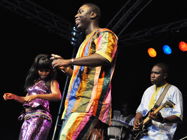 Montreux Jazz Festival 2010: Baye Magatte Band (afro new music from Senegal), July 11, Music in the Park (Parc Vernex).