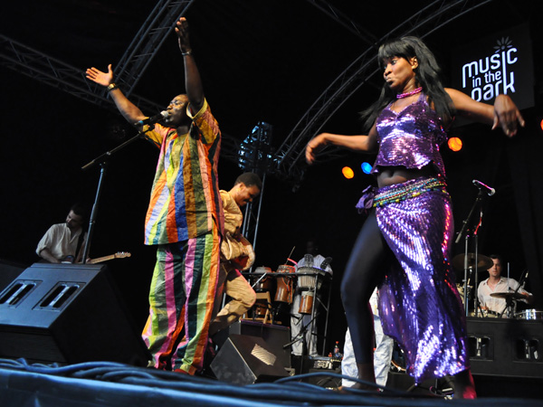 Montreux Jazz Festival 2010: Baye Magatte Band (afro new music from Senegal), July 11, Music in the Park (Parc Vernex).