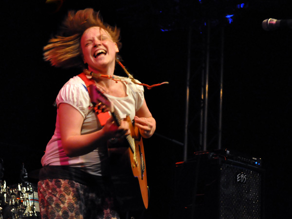 Montreux Jazz Festival 2010: Wallis Bird (singer-songwriter from Ireland), July 15, Music in the Park (Parc Vernex).