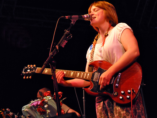 Montreux Jazz Festival 2010: Wallis Bird (singer-songwriter from Ireland), July 15, Music in the Park (Parc Vernex).