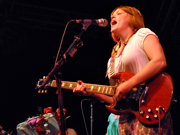 Montreux Jazz Festival 2010: Wallis Bird (singer-songwriter from Ireland), July 15, Music in the Park (Parc Vernex).