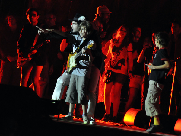 Paléo Festival 2010, Nyon: -M- (Mathieu Chédid), July 21, Grande Scène.