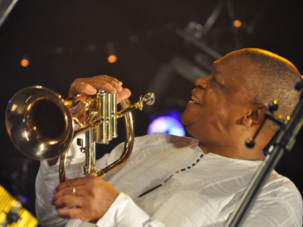 Paléo Festival 2010, Nyon: Hugh Masekela, July 22, Le Dôme.