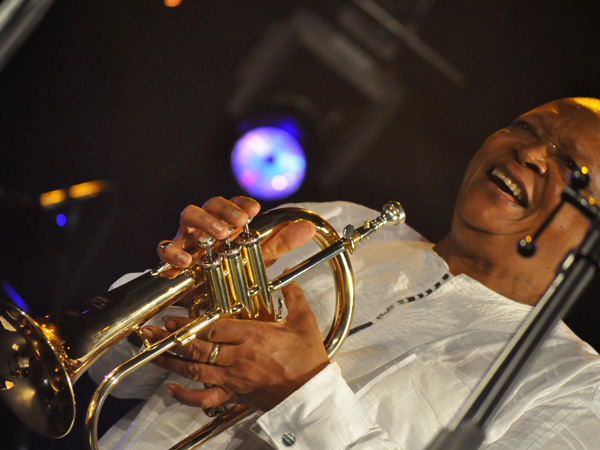 Paléo Festival 2010, Nyon: Hugh Masekela, July 22, Le Dôme.