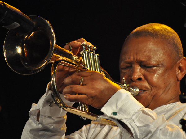 Paléo Festival 2010, Nyon: Hugh Masekela, July 22, Le Dôme.