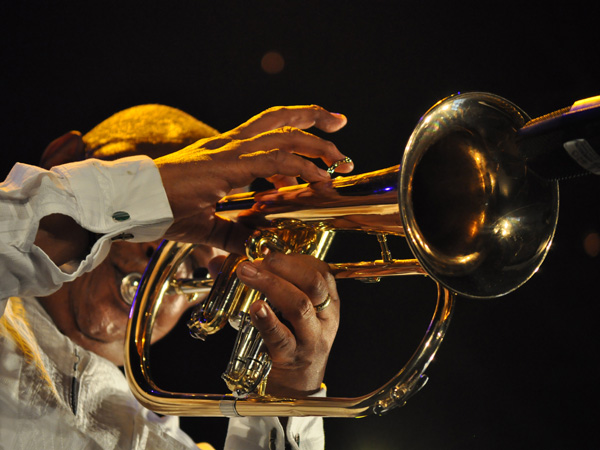 Paléo Festival 2010, Nyon: Hugh Masekela, July 22, Le Dôme.