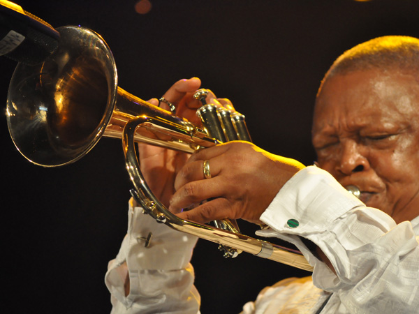 Paléo Festival 2010, Nyon: Hugh Masekela, July 22, Le Dôme.