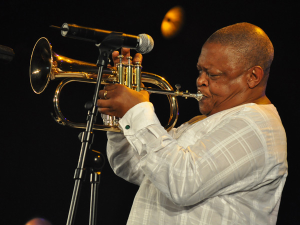 Paléo Festival 2010, Nyon: Hugh Masekela, July 22, Le Dôme.