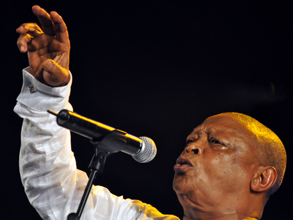 Paléo Festival 2010, Nyon: Hugh Masekela, July 22, Le Dôme.