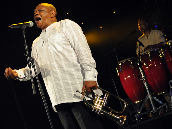 Paléo Festival 2010, Nyon: Hugh Masekela, July 22, Le Dôme.