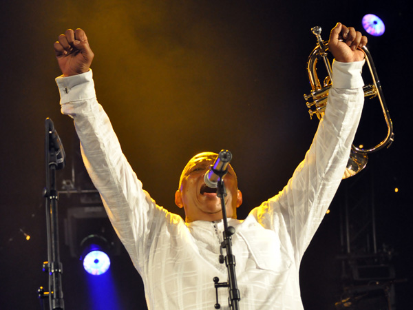 Paléo Festival 2010, Nyon: Hugh Masekela, July 22, Le Dôme.