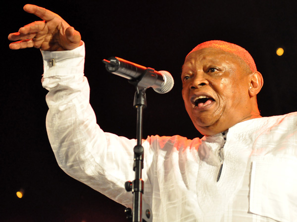 Paléo Festival 2010, Nyon: Hugh Masekela, July 22, Le Dôme.