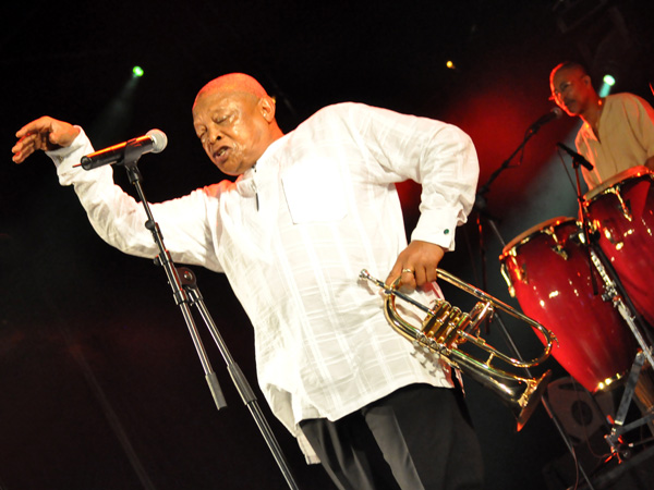 Paléo Festival 2010, Nyon: Hugh Masekela, July 22, Le Dôme.