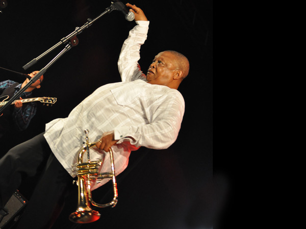 Paléo Festival 2010, Nyon: Hugh Masekela, July 22, Le Dôme.