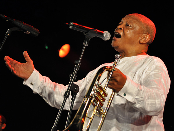 Paléo Festival 2010, Nyon: Hugh Masekela, July 22, Le Dôme.