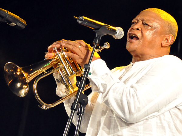 Paléo Festival 2010, Nyon: Hugh Masekela, July 22, Le Dôme.