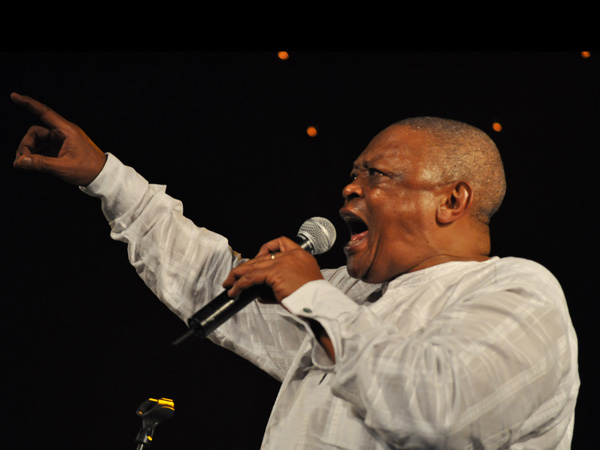 Paléo Festival 2010, Nyon: Hugh Masekela, July 22, Le Dôme.