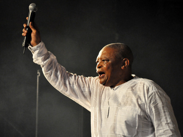 Paléo Festival 2010, Nyon: Hugh Masekela, July 22, Le Dôme.