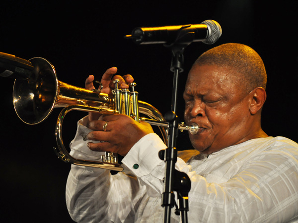 Paléo Festival 2010, Nyon: Hugh Masekela, July 22, Le Dôme.