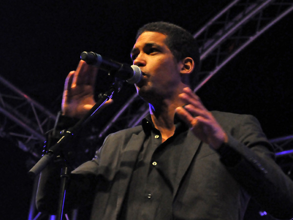 Montreux Jazz Festival 2011: Grand Mother's Funck feat. MC Akil (funk and hip-hop from Switzerland), July 1, Music in the Park, Parc Vernex.